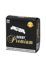 Derby Premium Лезвия односторонние для шаветки (100 лезвий в коробке) фото