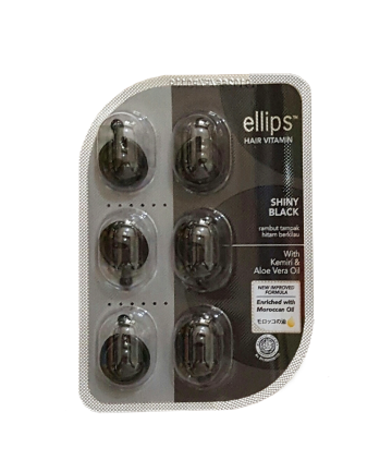 Ellips витамины для волос, 6 капс черные