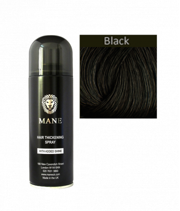 Спрей загуститель волос Hair Thickening Spray (черный) - Mane