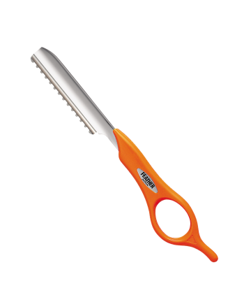 Feather Бритва для стрижки Styling Razor S коротная ручка модель SRS-R (Orange)