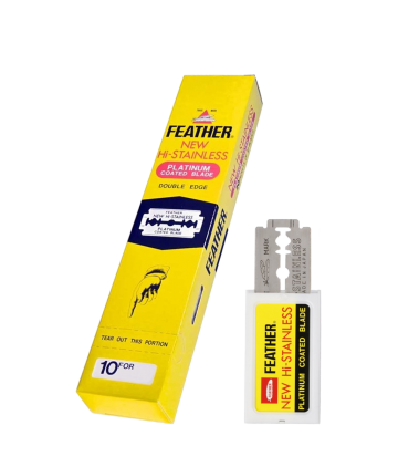 Feather Лезвия двустор.Классич. бритвы 81-S-20 (20 диспенсеров в коробке)